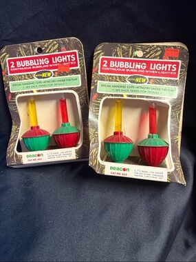 Beacon Red and Green Bubbling String Lights - 2 Pack